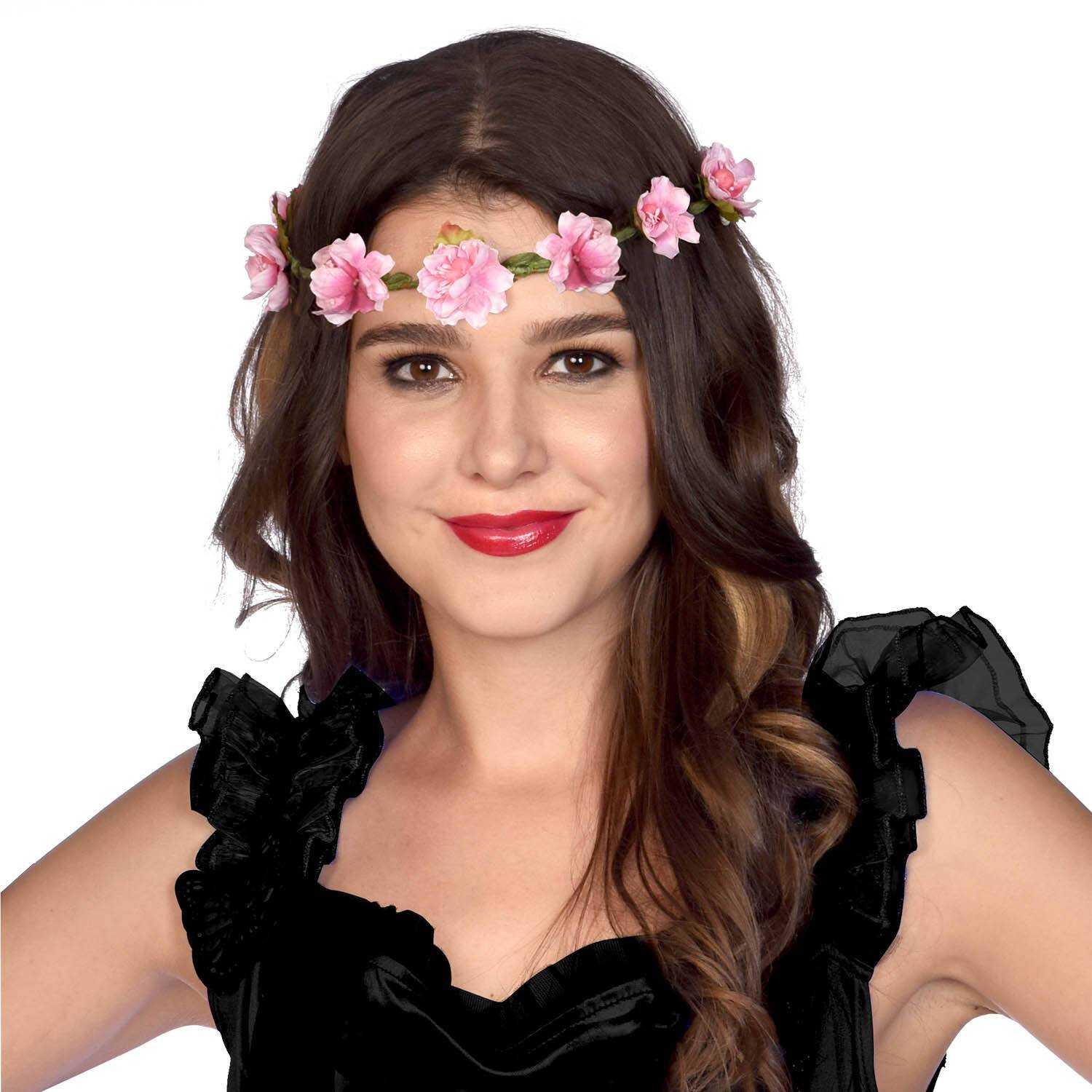 HAWAY * Cherry Blossom Head Wreath One Size, Amscan